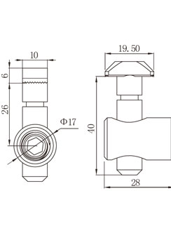 鋁型材內置內連接件物理參數 鋁型材內置內連接件物理參數